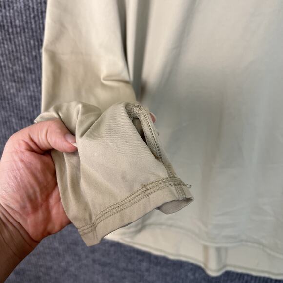 Peckham Mens Polartec Cold Weather Undershirt Size Large Long Tan Layering - Picture 4 of 9